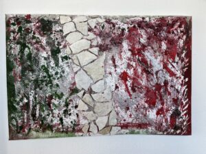 green white red