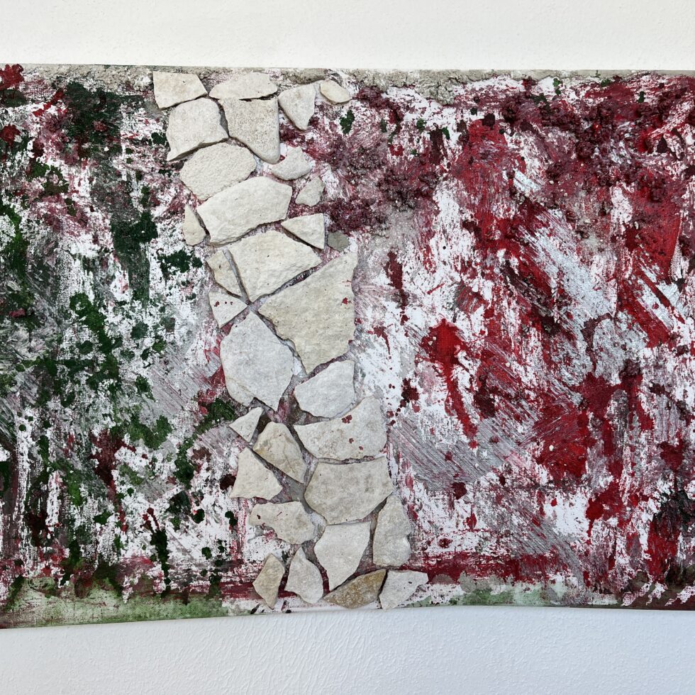 green white red